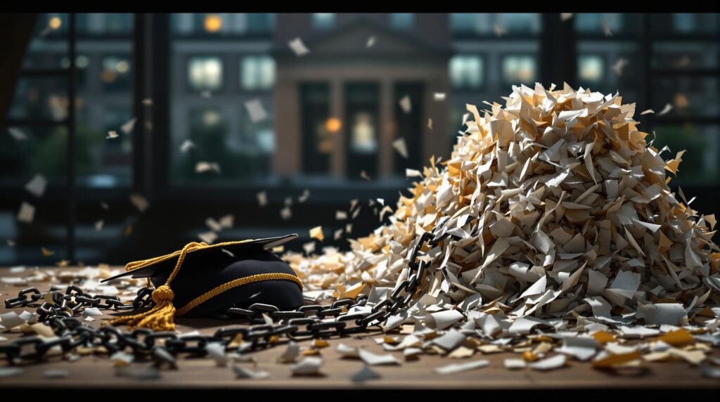 Columbia Alumni Shred Diplomas in Powerful Stand Against University and Federal Policies