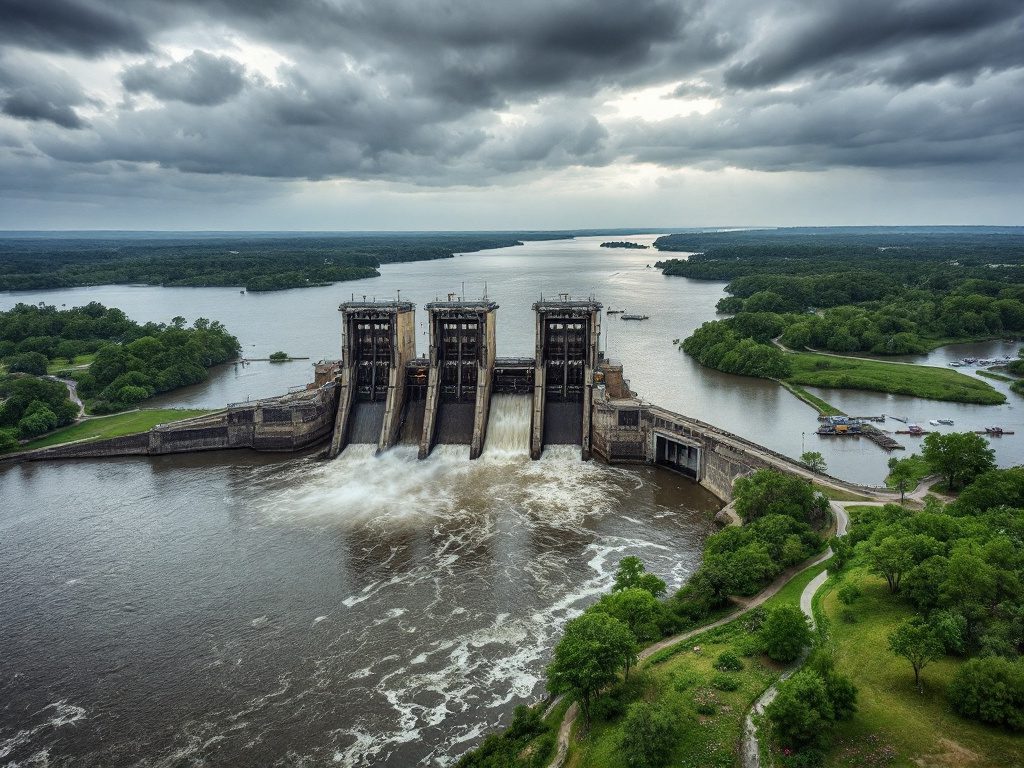 Test Run for Flood Defense: Bonnet Carre Spillway Faces the Rising Mississippi