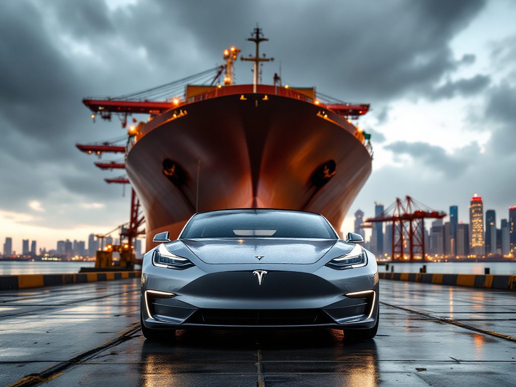 Tesla Halts Sales of U.S.-Made Vehicles in China Amid Tariff Escalation