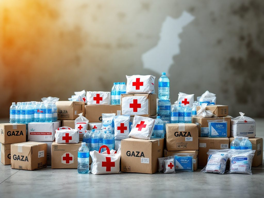 US and Israel Edge Toward Fragile Deal on Gaza Aid